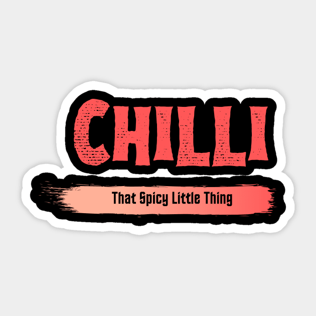 Chilli That Spicy Little Thing Sticker by Epic Hikes